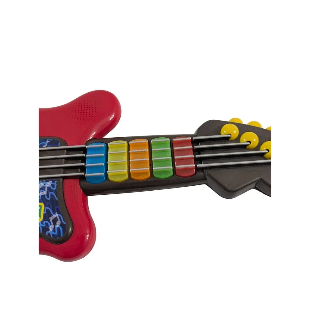 Sesame Street Elmo Rockin Guitar‎ Musical Toy Red Light Up Sounds ABCs